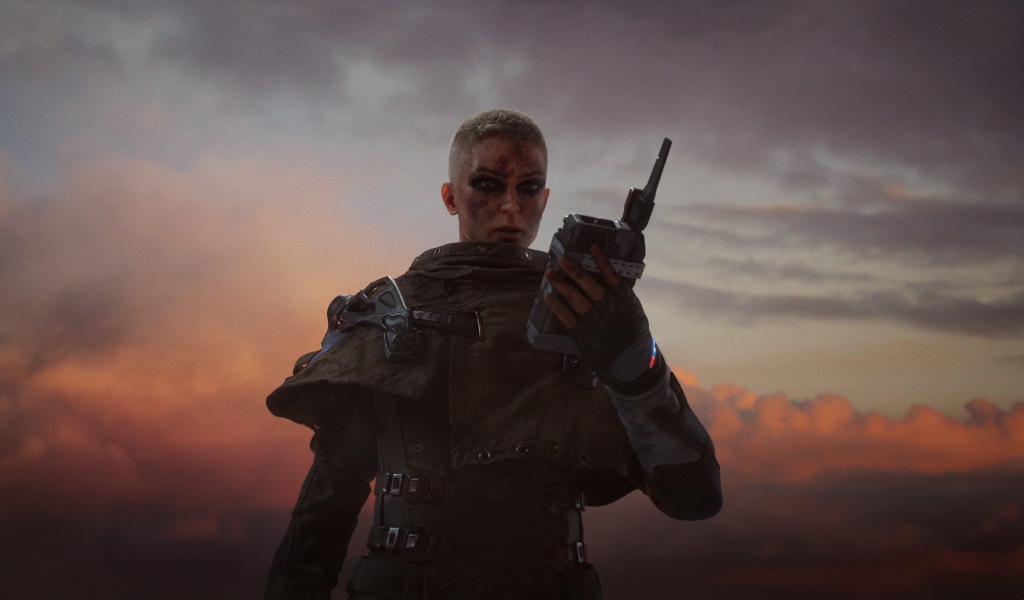 Девушка солдат, персонаж компьютерной игры Outriders, 2020
