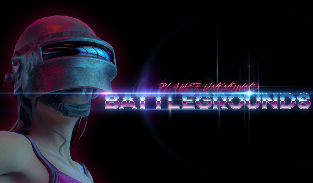 Девушка в шлеме, персонаж компьютерной игры PUBG