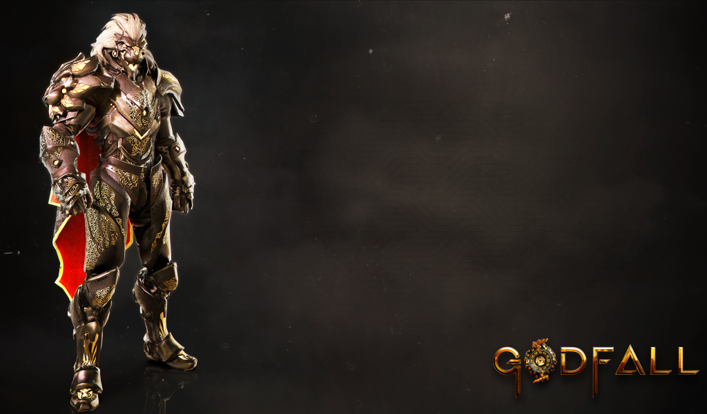 Воин из новой компьютерной игры Godfall, 2020