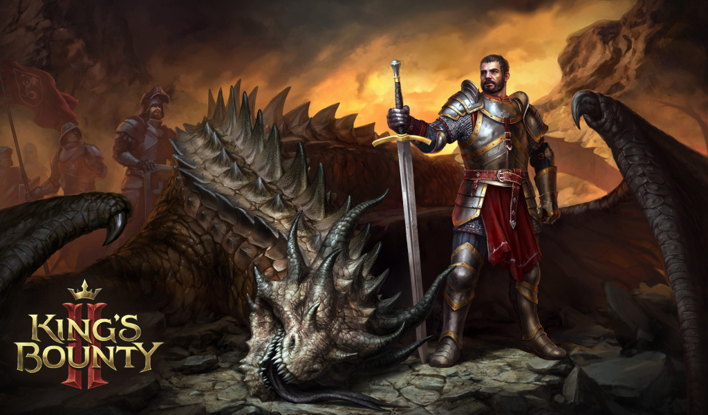 Воин с драконом компьютерная игра King’s Bounty II