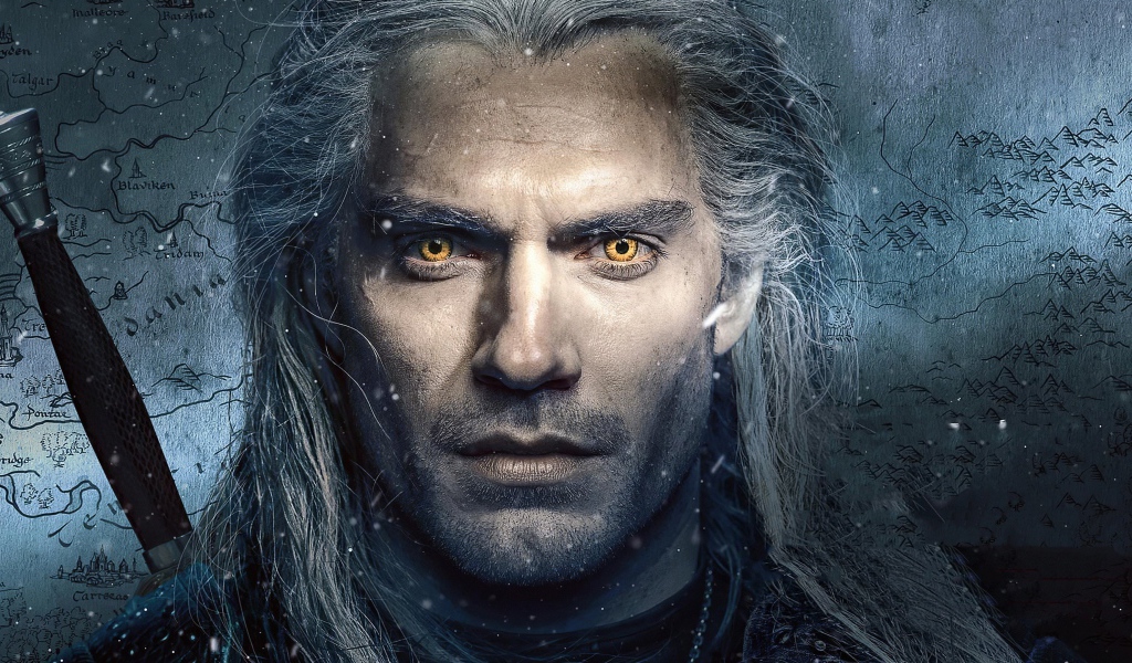 Актер Генри Кавилл в сериале Ведьмак