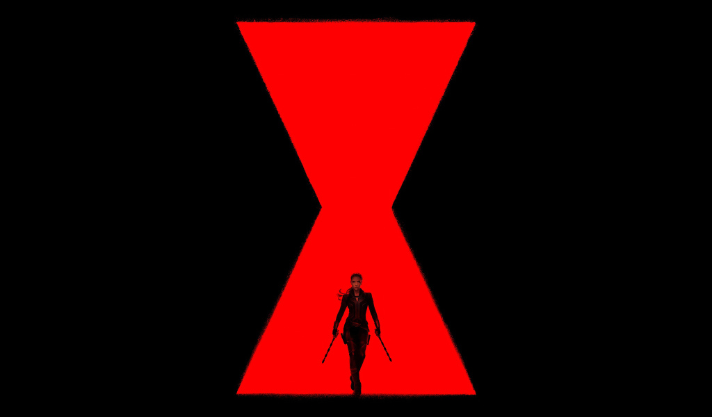 Постер фильма Чёрная вдова на черном фоне, 2020