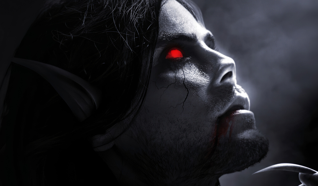 Монстр из нового фильма Морбиус, 2020