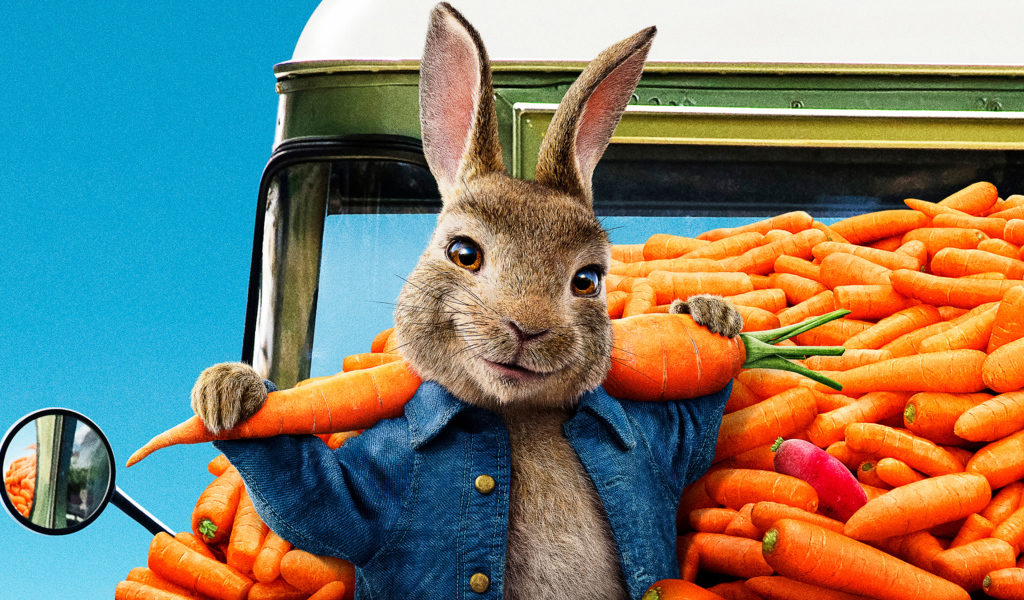 Постер нового фильма Кролик Питер 2, 2020 года