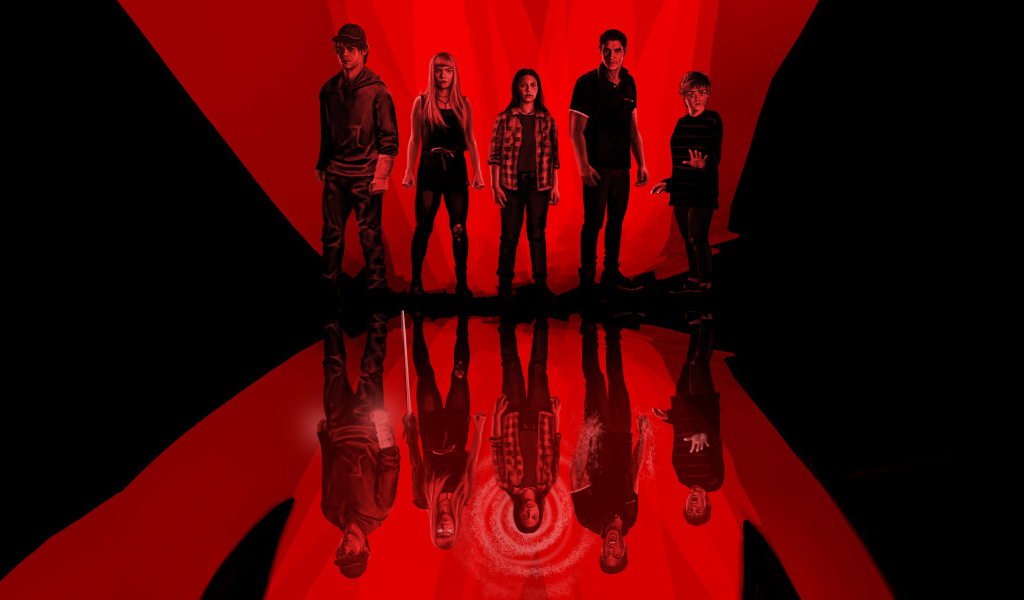 Постер с главными героями фильма Новые мутанты, 2020