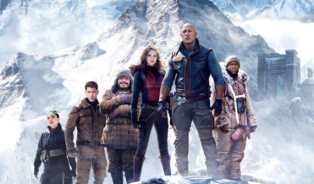 Главные герои фильма Джуманджи: Новый уровень, 2019