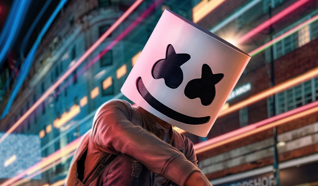 Диджей Маршмеллоу крупным планом