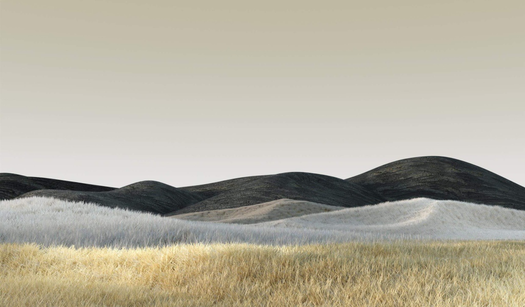 Разноцветные холмы заставка на рабочий стол