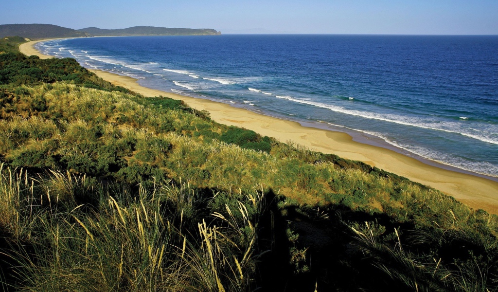 Вид на морское побережье 
