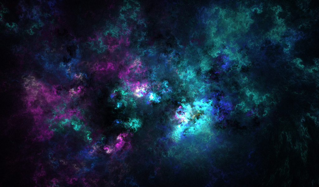 Разноцветный абстрактный космос