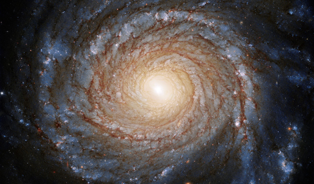 Космическая спираль в космосе 