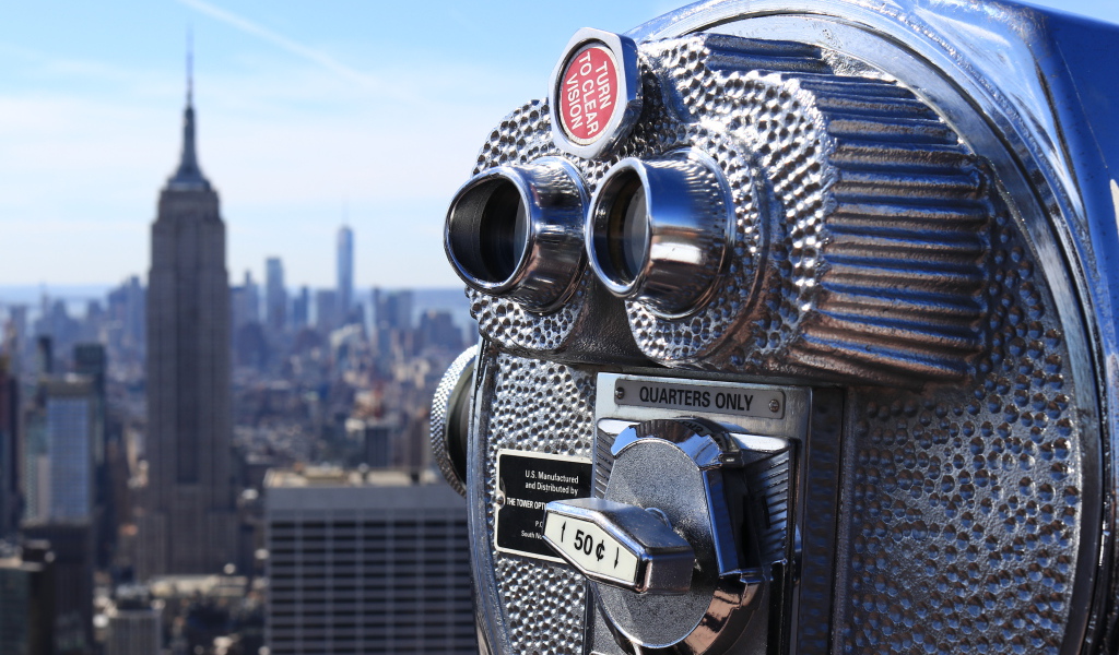 Бинокль для просмотра достопримечательностей 