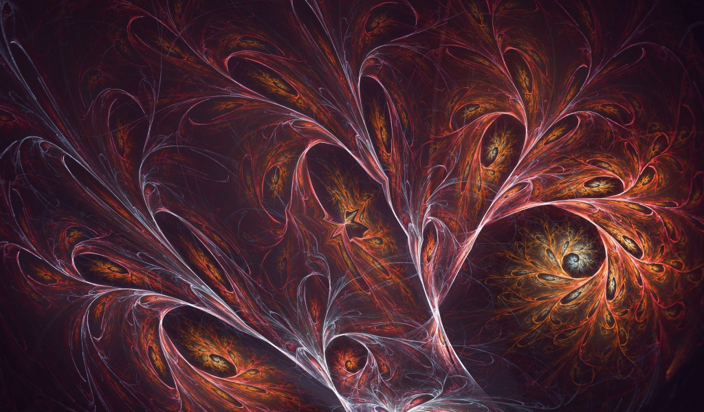 Красивый размытый узор с неоном 