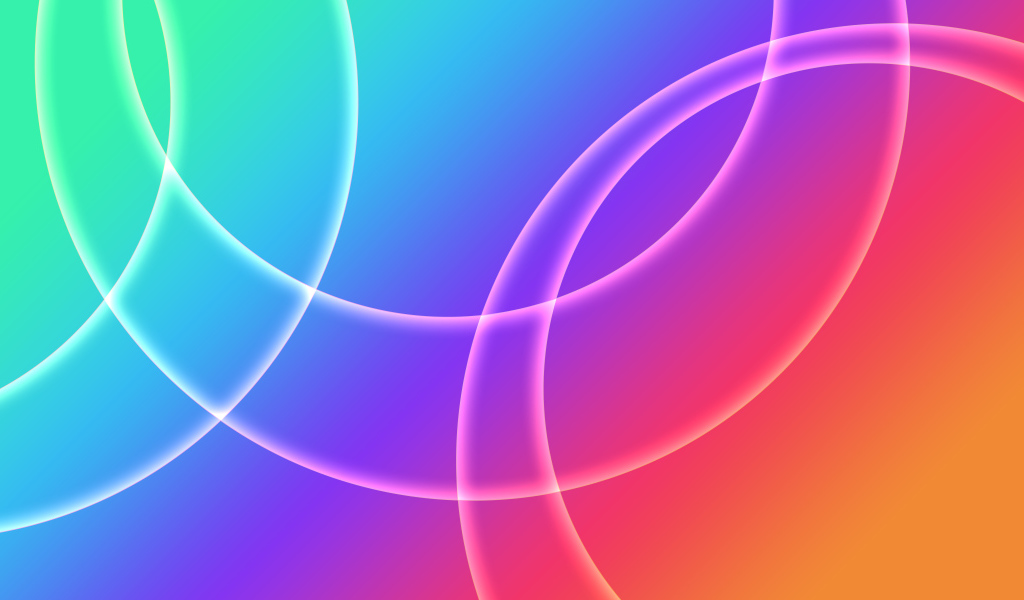 Красивая цветовая палитра с кругами 