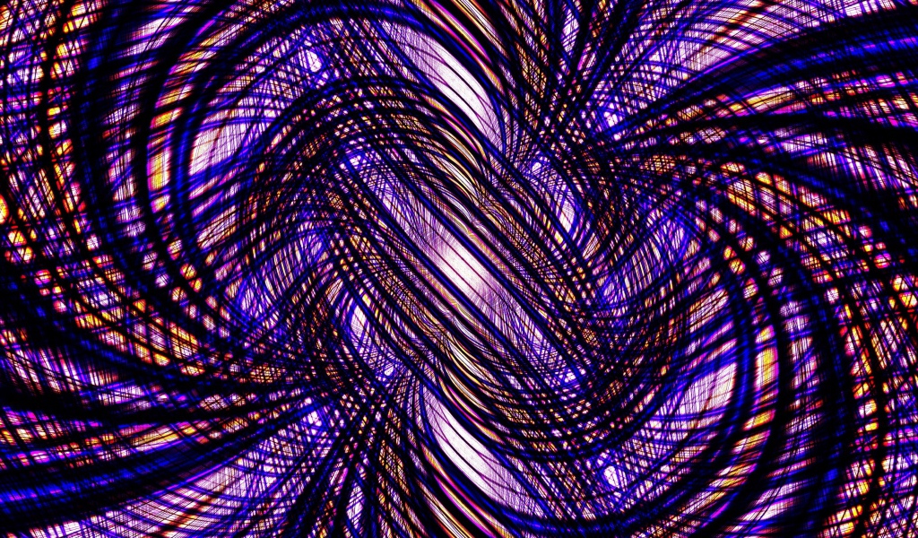 Красивый фиолетовый фрактальный узор