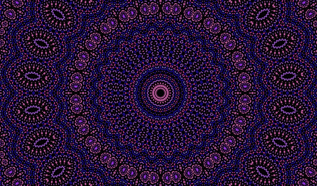 Красивый фиолетовый рисунок мандала