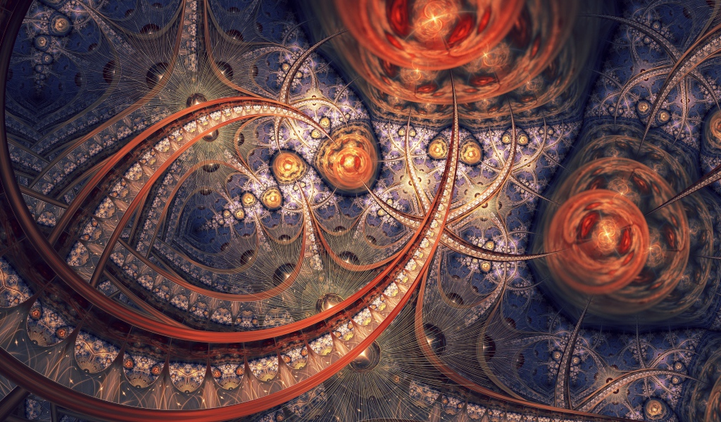 Красивый необычный абстрактный узор