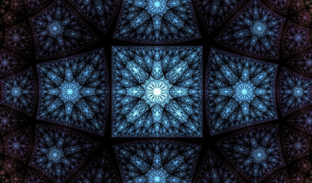 Синий градиентный рисунок 