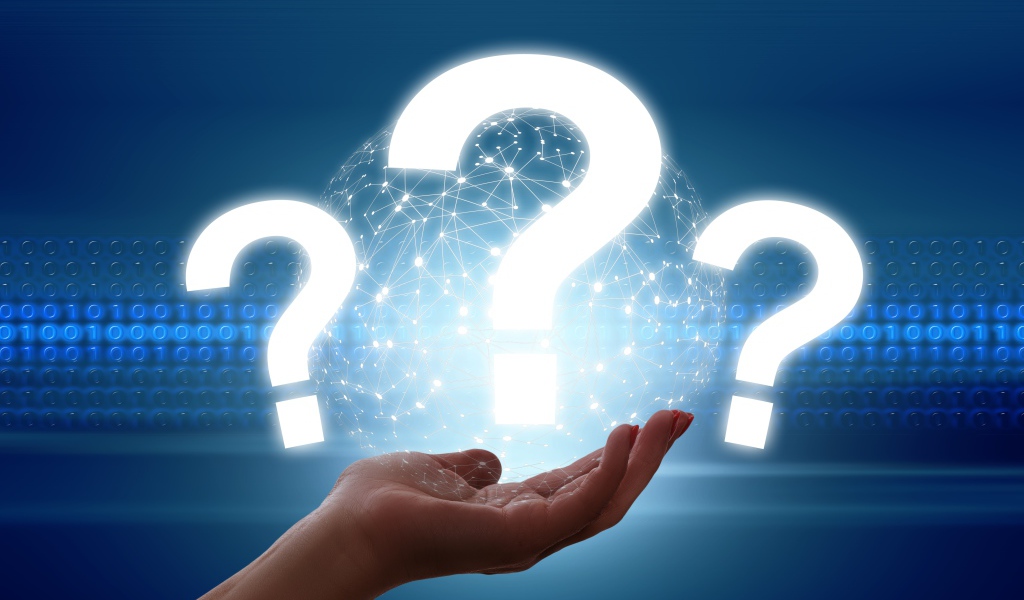 Яркие знаки вопроса на руке