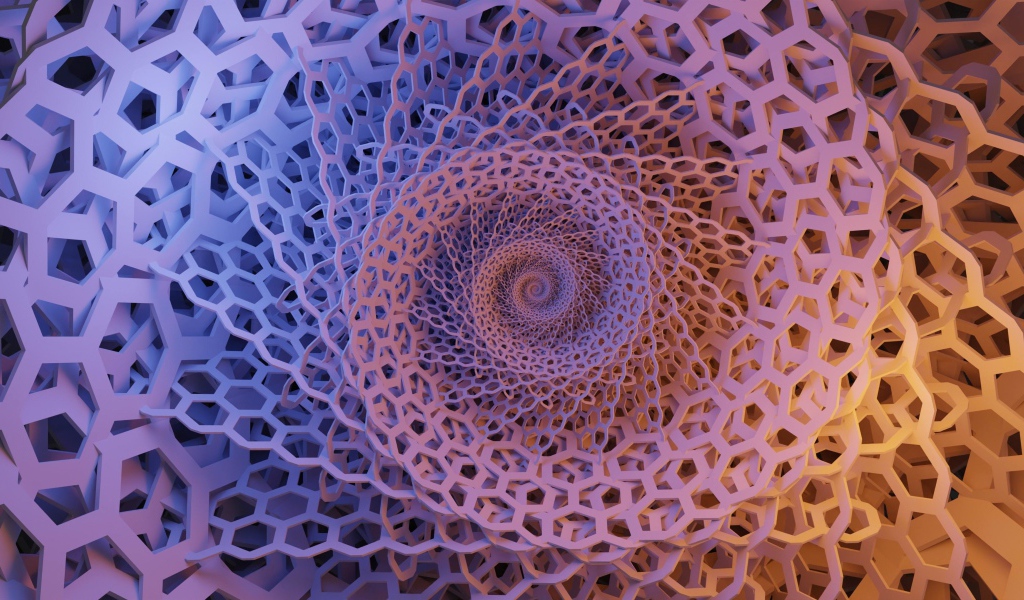 Железная абстрактная спираль 