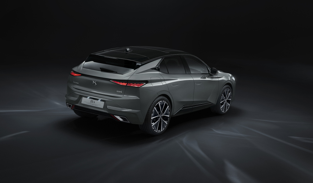 Автомобиль DS 4 E-Tense La Première 2021 года вид сзади