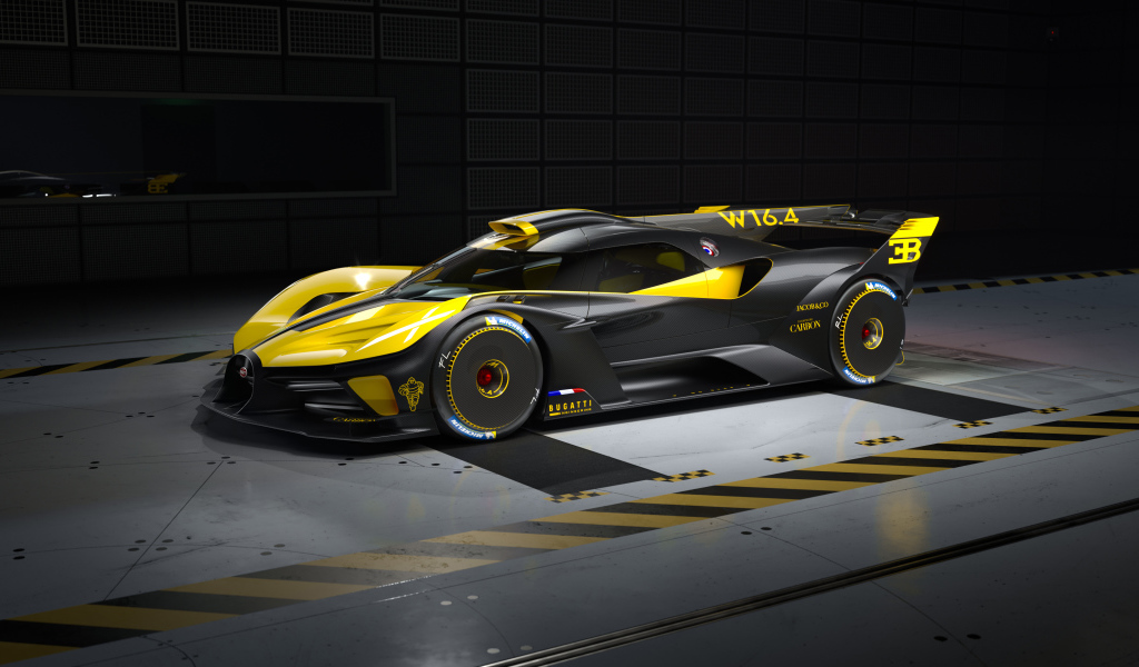 Гоночный автомобиль Bugatti Bolide 2022 года