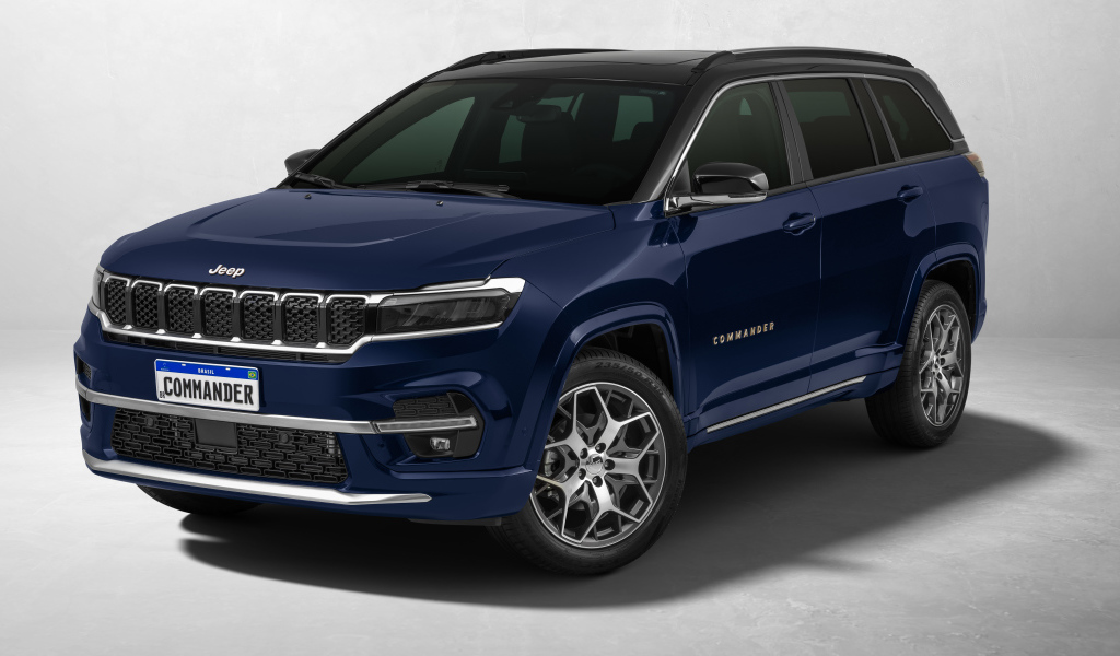 Синий внедорожник Jeep Commander Overland T270 2021 года