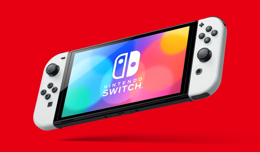 Стильная игровая консоль  Nintendo Switch OLED