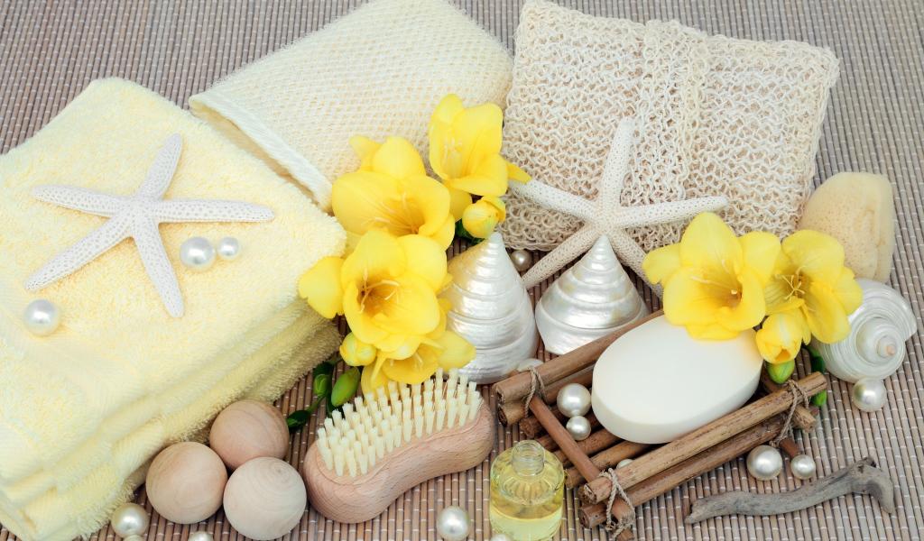 Большой набор средств для СПА процедур