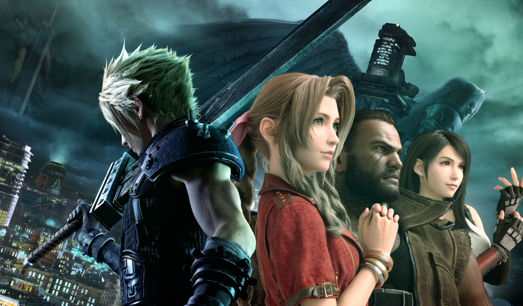 Characters of the computer game Final Fantasy VII Remake, 2020
