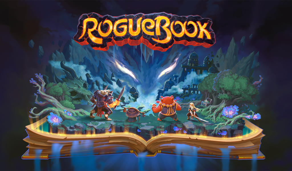 Постер с логотипом компьютерной игры Roguebook, 2021