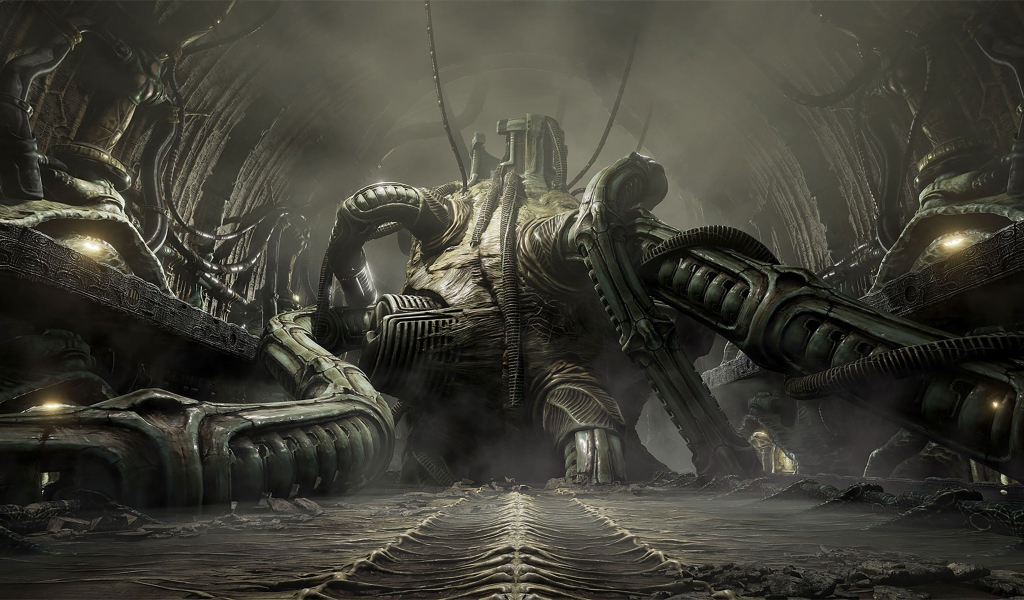 Скриншот компьютерной игры Scorn, 2021