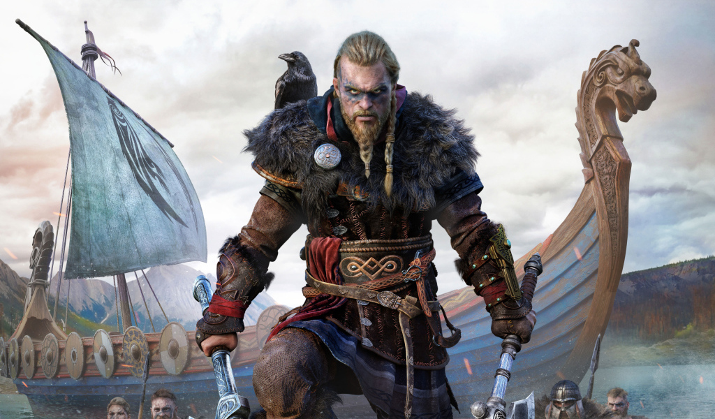 Викинг из компьютерной игры Assassin’s Creed Valhalla