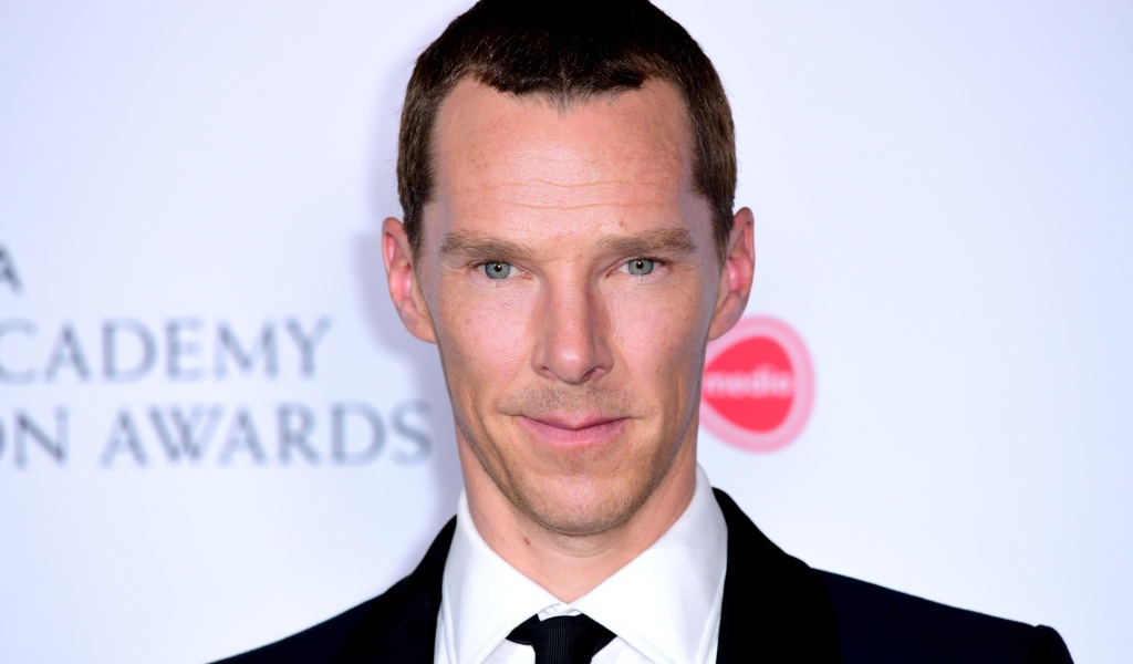 Актер Бенедикт Камбербэтч крупным планом