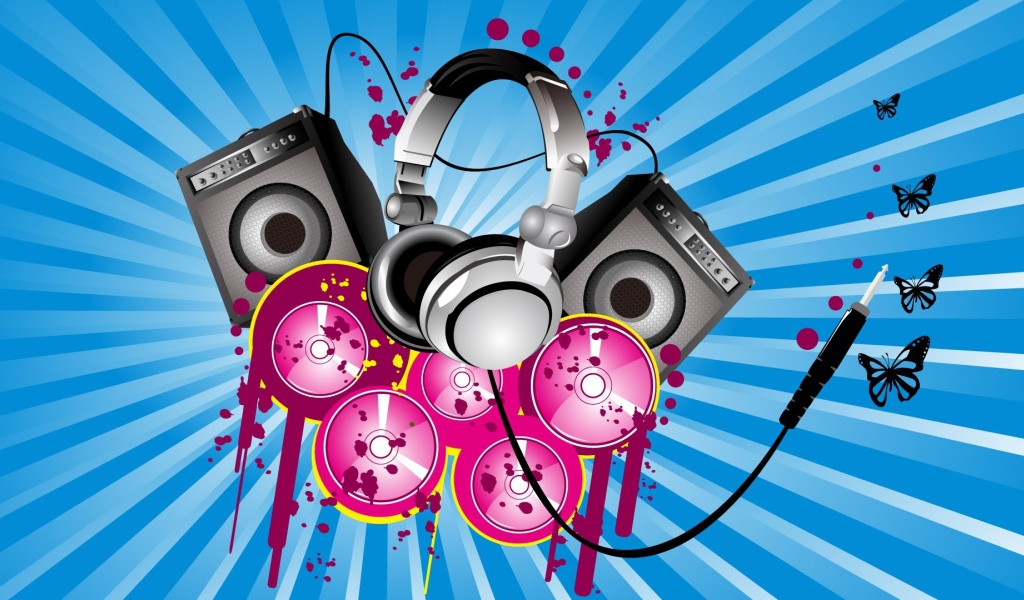 Музыкальный фон для фотошопа