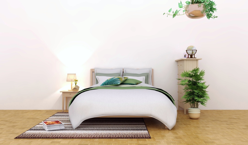 Спальная комната в стиле минимализм