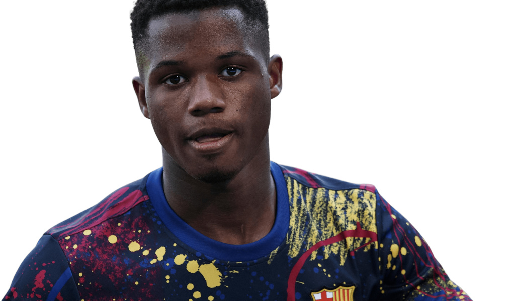 Испанский футболист клуба Барселона Ансу Фати