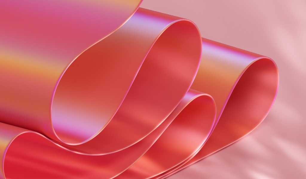 Лента 3д на розовом фоне