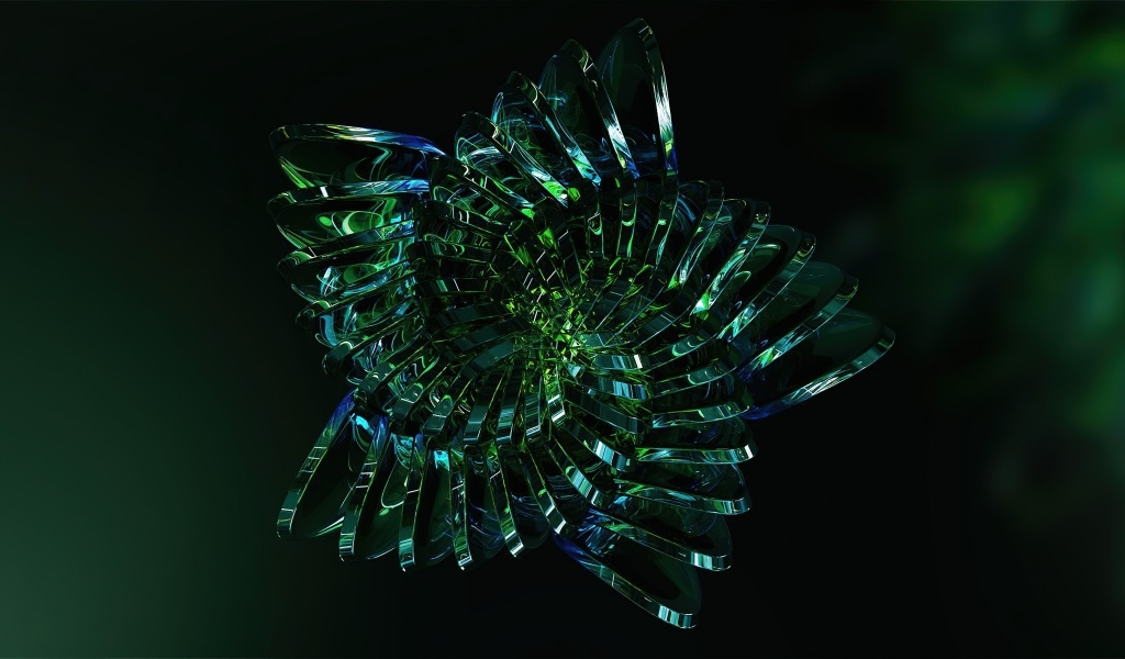 Абстрактный зеленый цветок фон для Motorola Moto RIZR