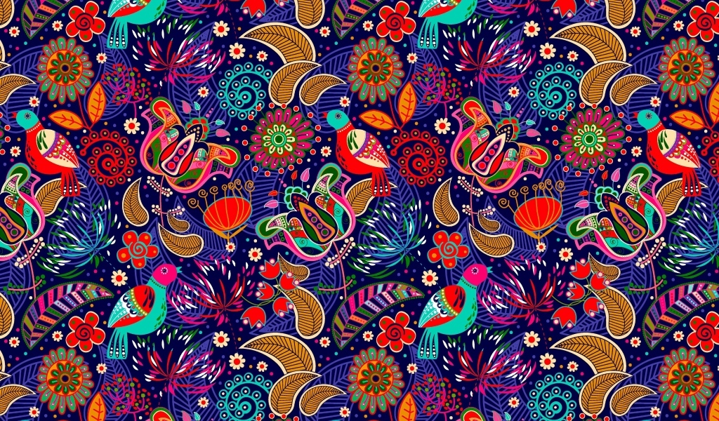 Красивый яркий абстрактный рисунок