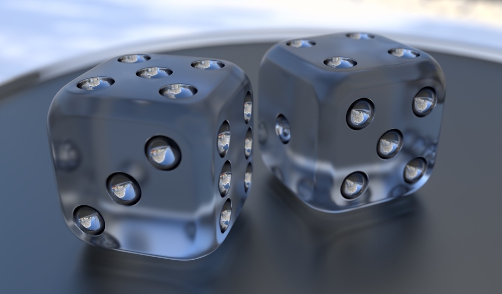 Игральные хрустальные кости