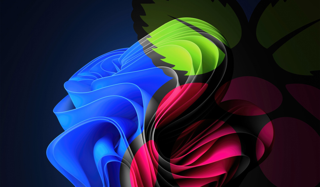 Разноцветные узоры на волнистой поверхности