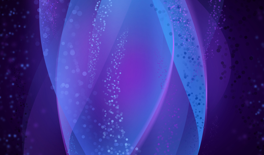 Неоновые волны с пузырями