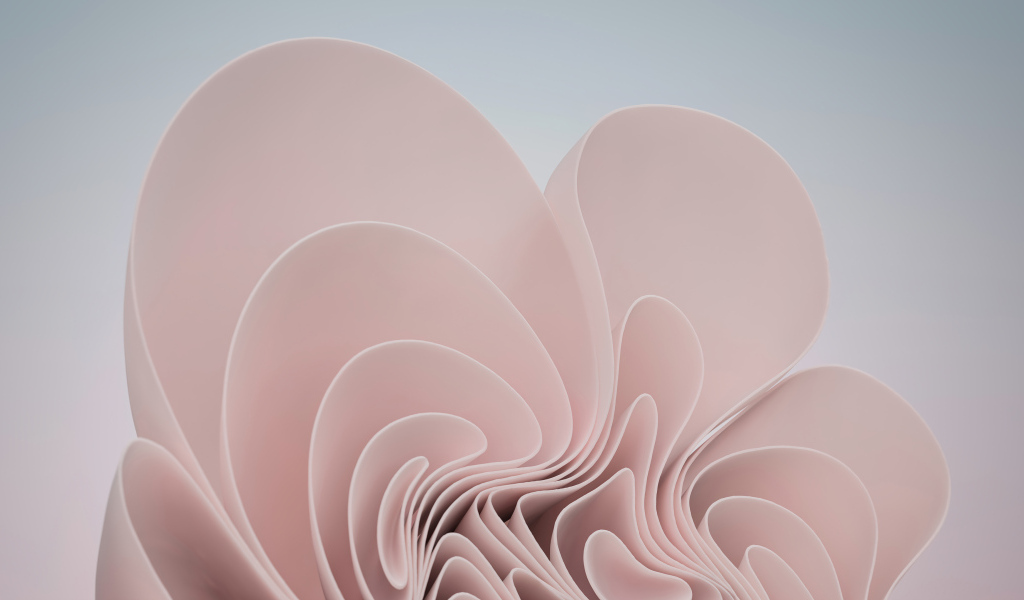 Розовый абстрактный узор на сером фоне