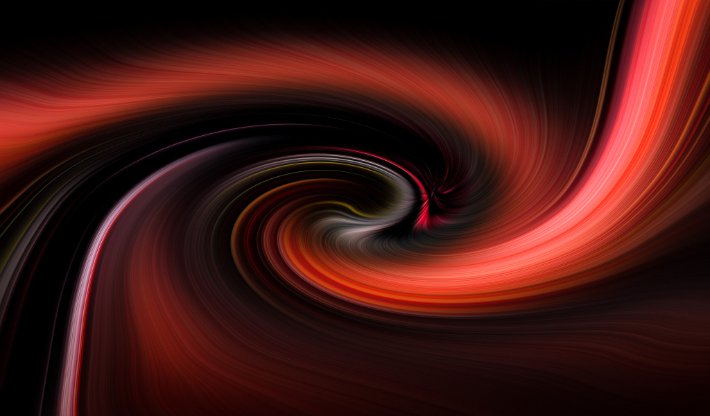 Красное спиральное абстрактное движение