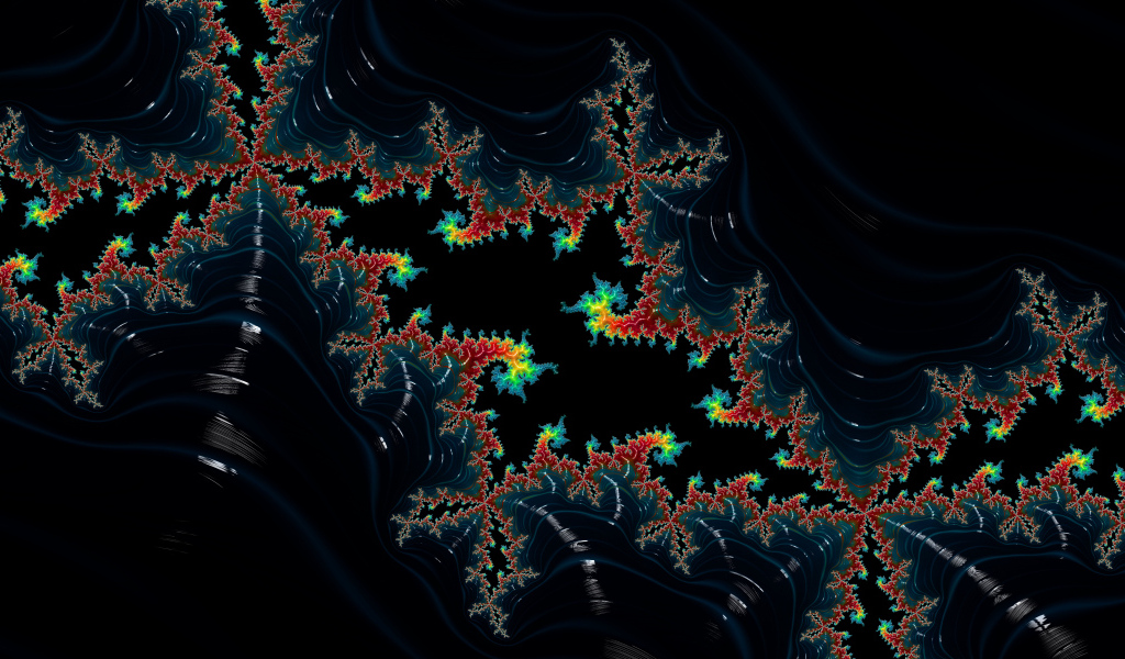 Странный  фрактальный рисунок