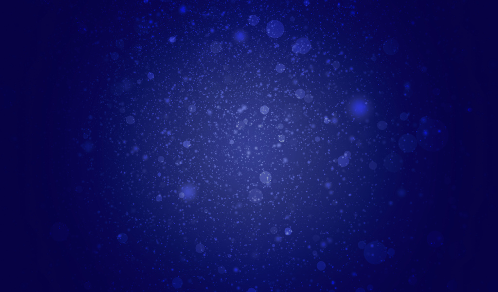 Белые абстрактные блики на синем фоне