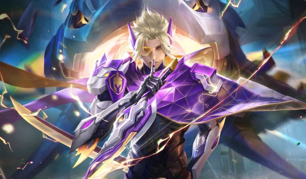 Мужчина аниме с белыми волосами