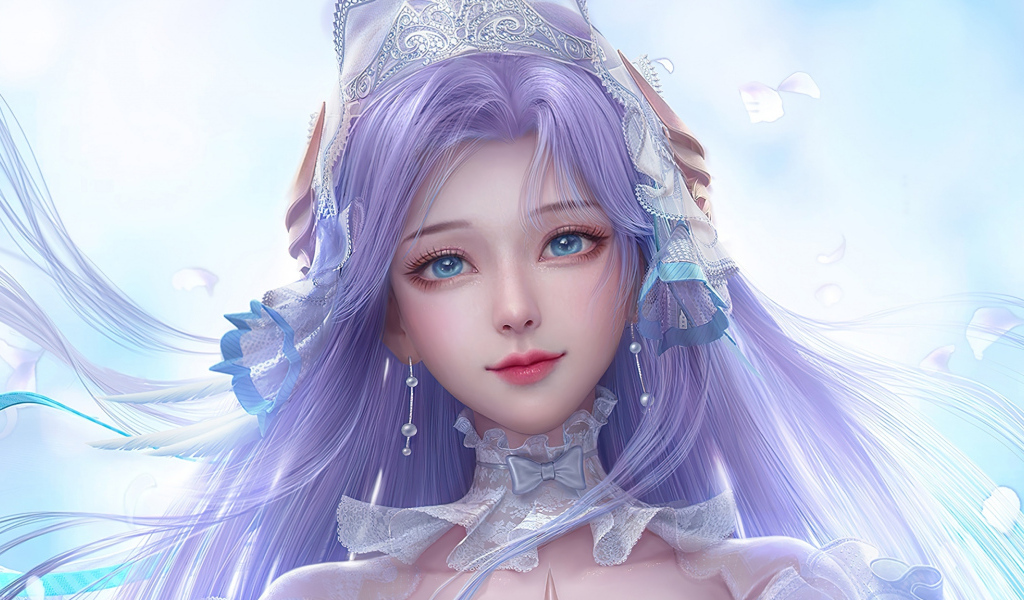 Милая девушка аниме невеста