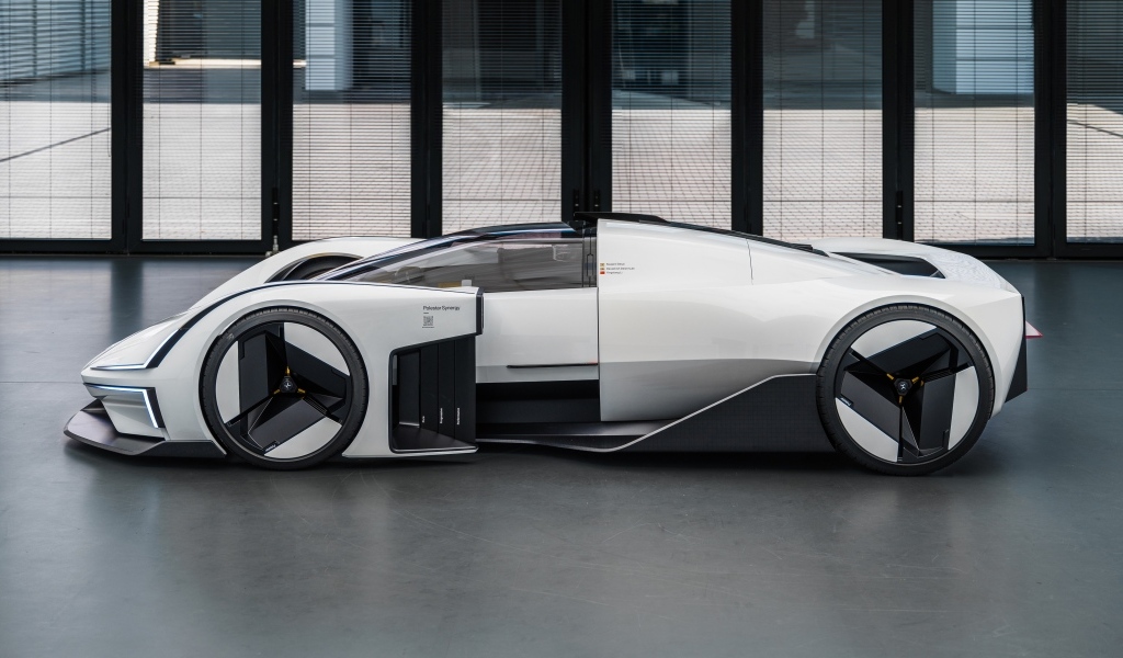 Автомобиль Polestar Synergy вид сзади